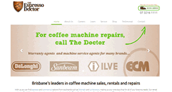 Desktop Screenshot of espressodoctor.com